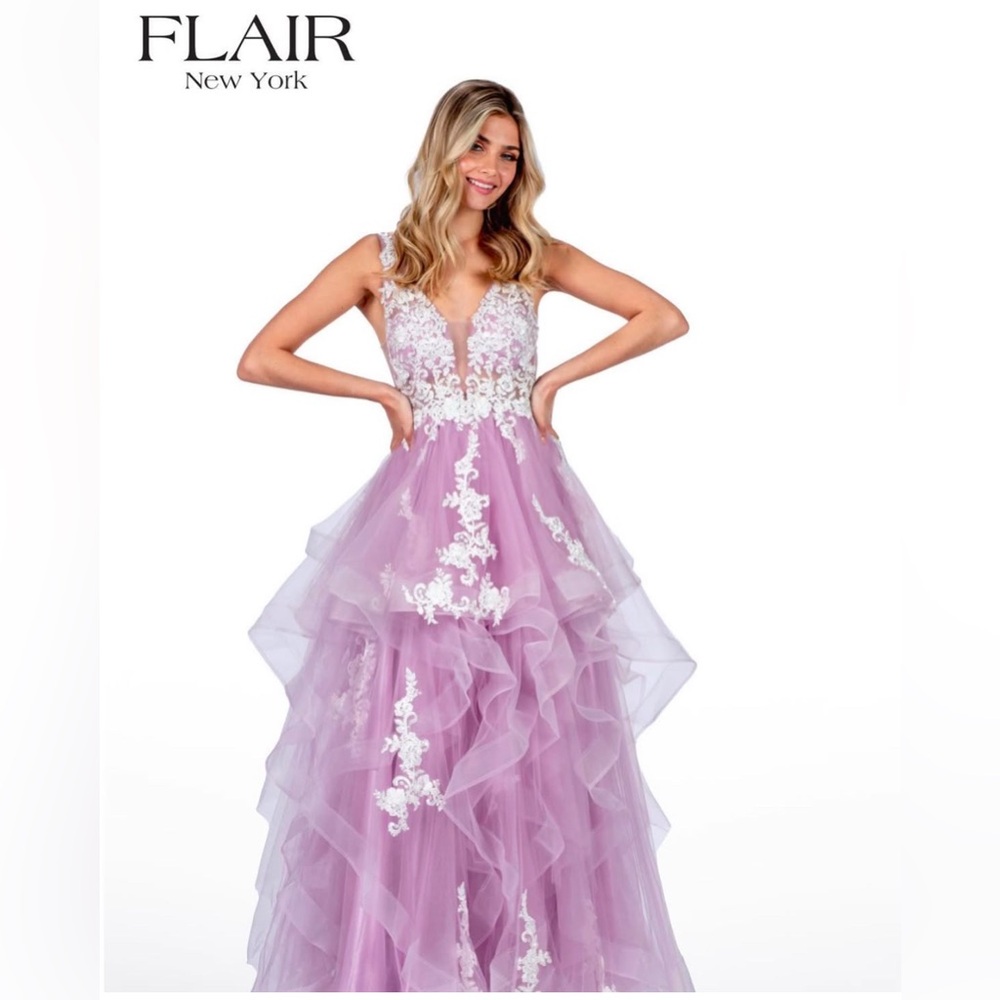 Light Blue Flair New York Gown